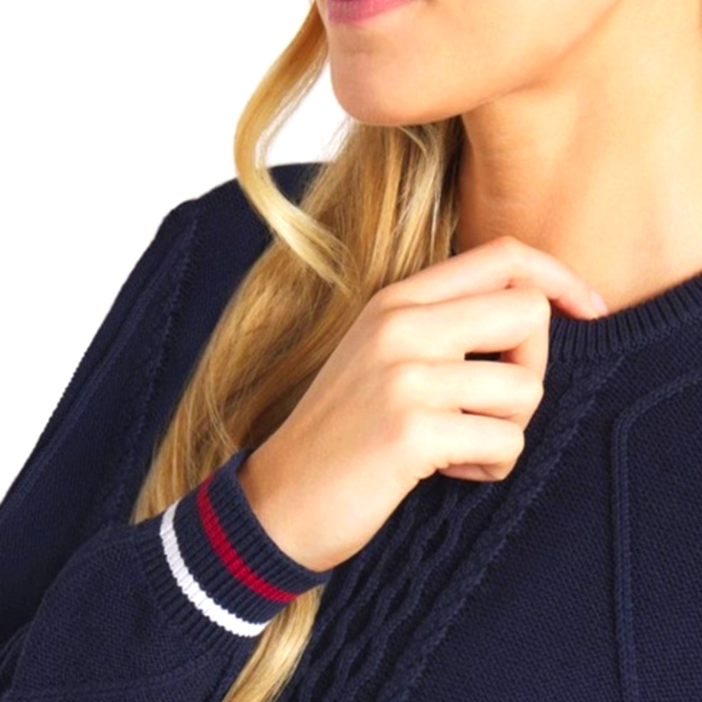 Puma Women's Kate Cable Knit Golf Sweater NWT - Picture 4 of 4